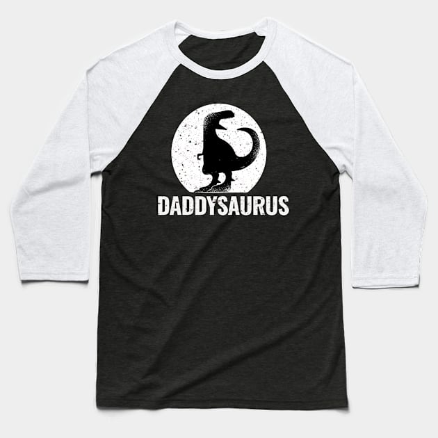 Daddysaurus Baseball T-Shirt by Dogefellas